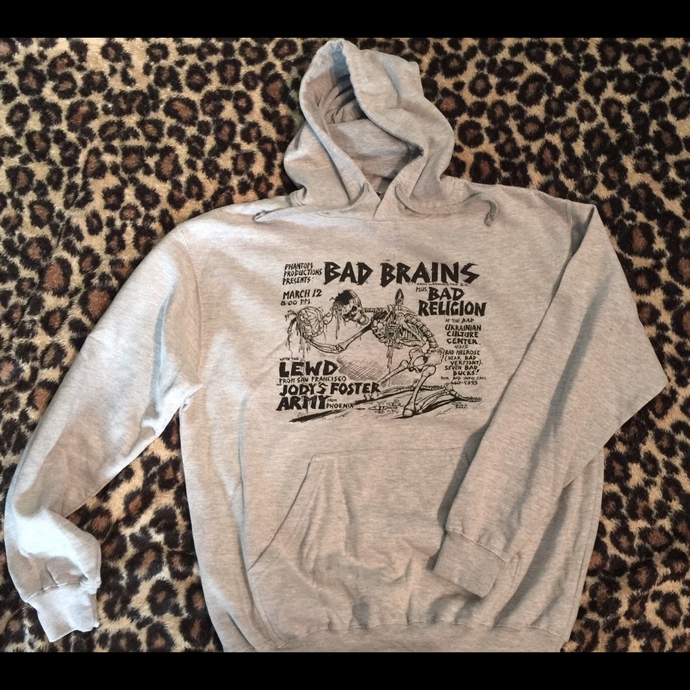 Bad Brains Flyer Pullover Hoodie